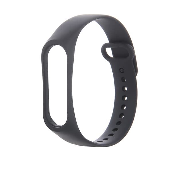 Silikonearmbånd til Xiaomi Mi Band 3 / 4, sort
