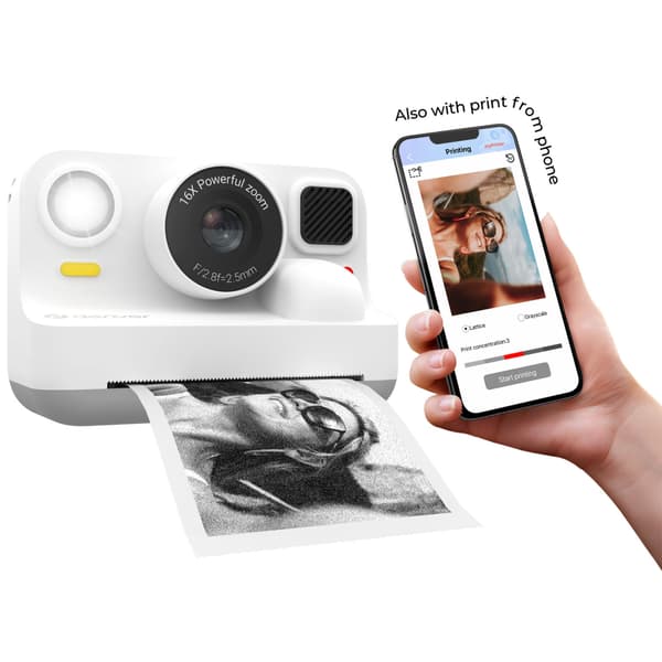 Denver Kamera Utskriftsfunktion Selfie-lins Vit