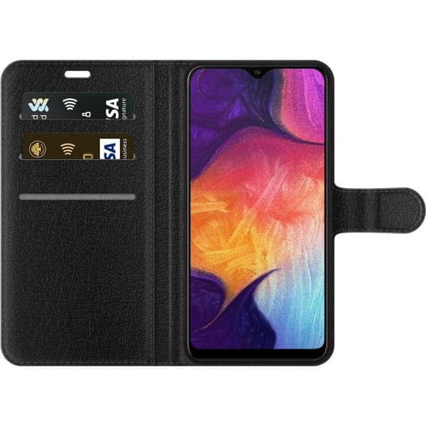 Tegnebogsetui til Samsung Galaxy A10 med Hjerte motiv