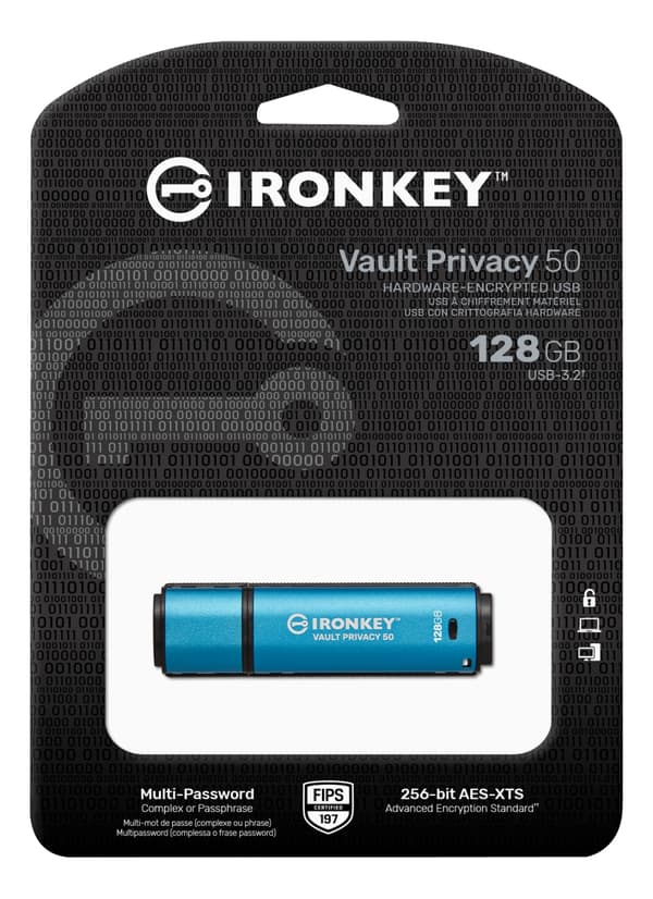 Kingston 128GB IKVP50 256bit Encryption