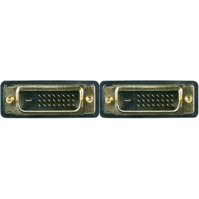 DELTACO DVI-skjermkabel Dual Link, DVI-D output-output 10m