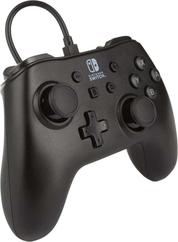 PowerA Wired Controller spillkontroller, svart, Switch