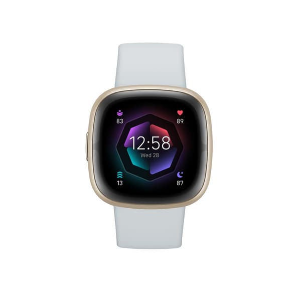 Fitbit Sense 2 -älykello, Blue Mist / Soft Gold