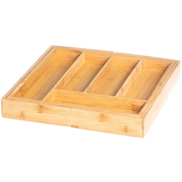 Maku Bestickslåda bambu,  Justerbar