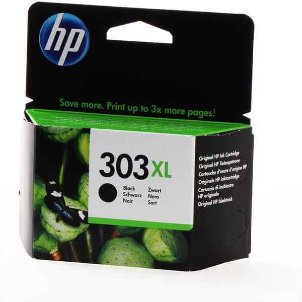 HP Blæk T6N04AE 303XL Sort