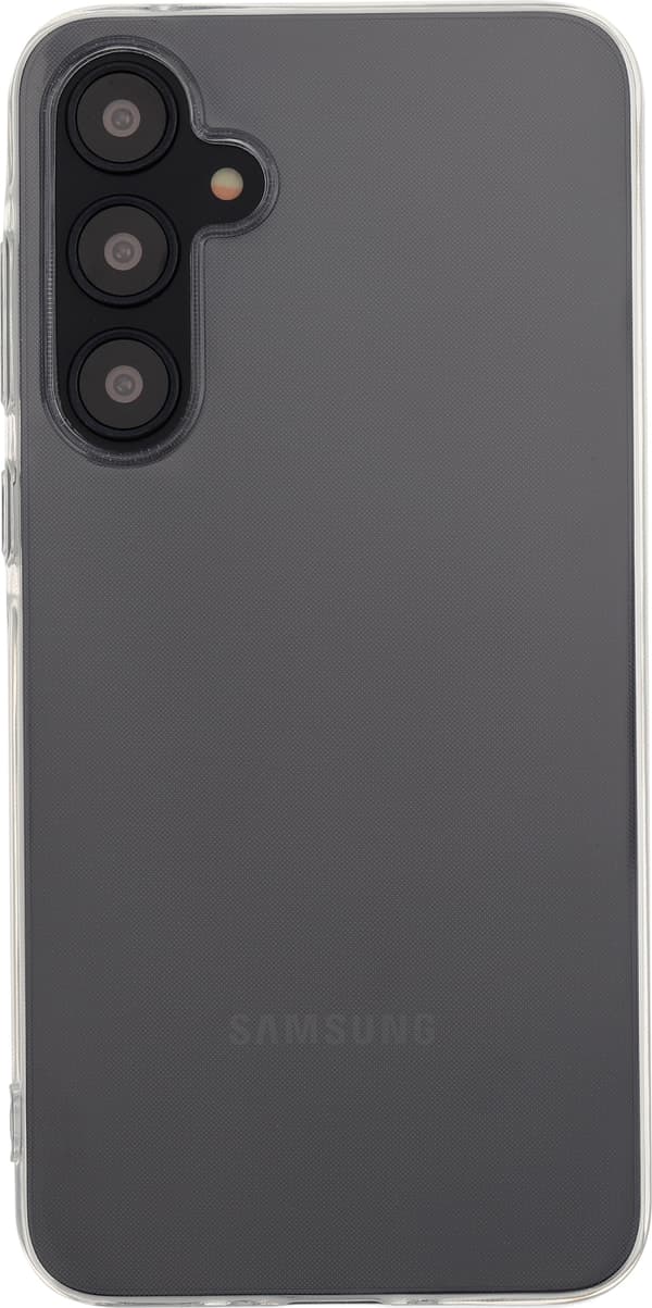 FoneKit silikonisuoja, Samsung Galaxy A35, läpinäkyvä