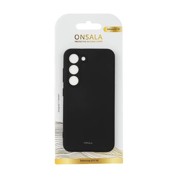 Onsala Mobilskal Silikon Black - Samsung S23 5G
