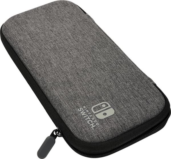 PowerA Slim Case Charcoal -suojakotelo, Nintendo Switch