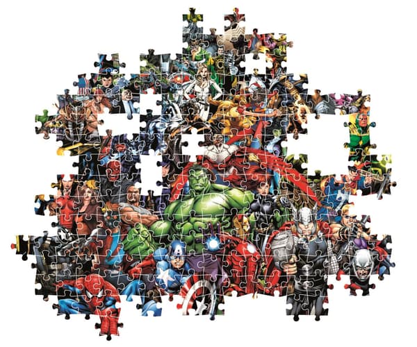 Clementoni 1000 bitar CB Impossible Pussel Marvel Avengers