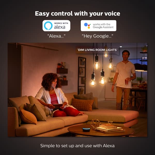 Philips Hue White Filament E27 Globe G93