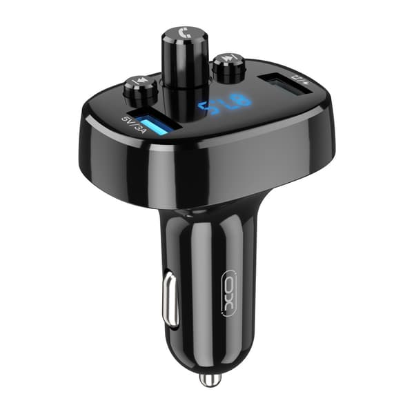 Xo transmitter FM BCC02 Bluetooth MP3 biloplader 15W sort