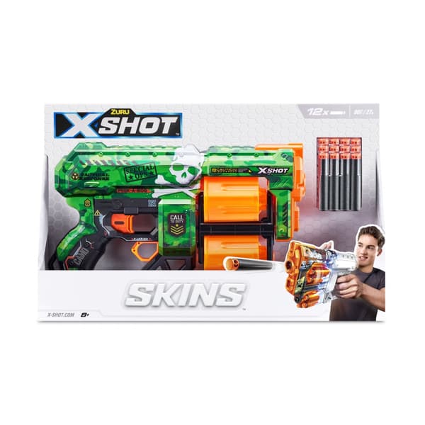 Zuru X-Shot Skins Dread farve, grøn