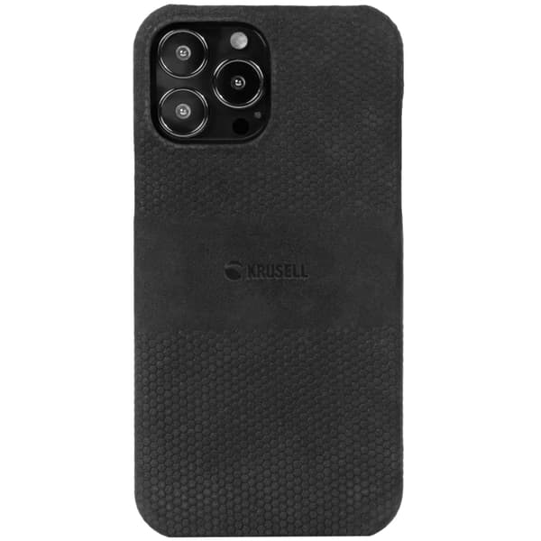 Krusell Leather Cover iPhone 13 Pro Svart