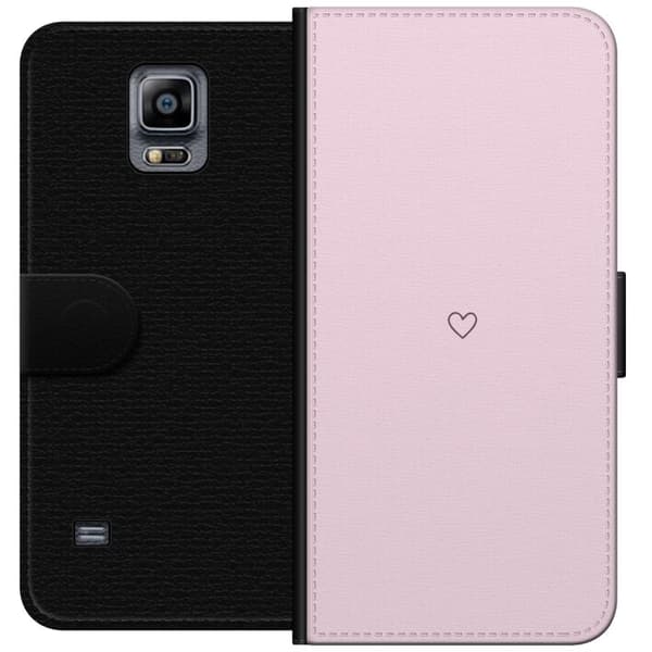 Tegnebogsetui til Samsung Galaxy Note 4 med Hjerte motiv