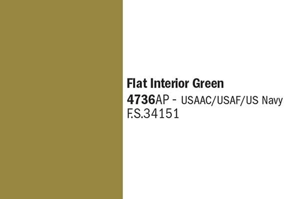 Italeri Flat interiørgrønn, 20 ml