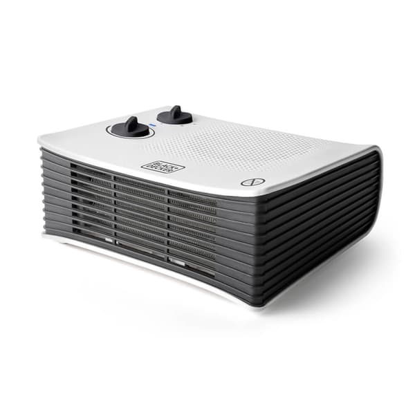 BLACK+DECKER Varmeblæser 2000W Hvid