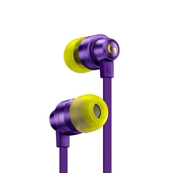 Logitech G333 In-ear Gaming-hörlurar Lila