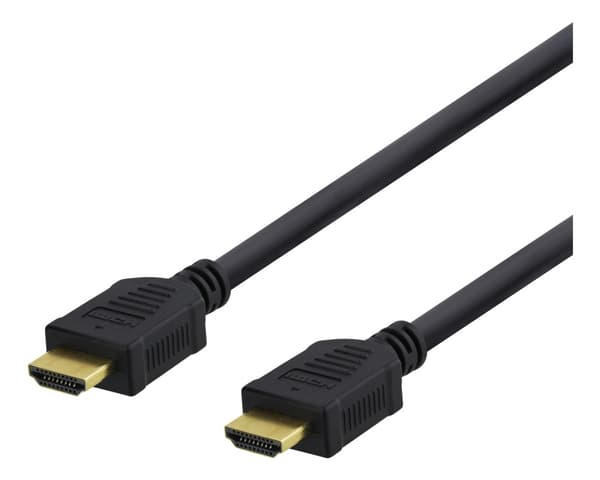 DELTACO High-Speed HDMI kabel, 15m, Ethernet, 4K UHD, sort