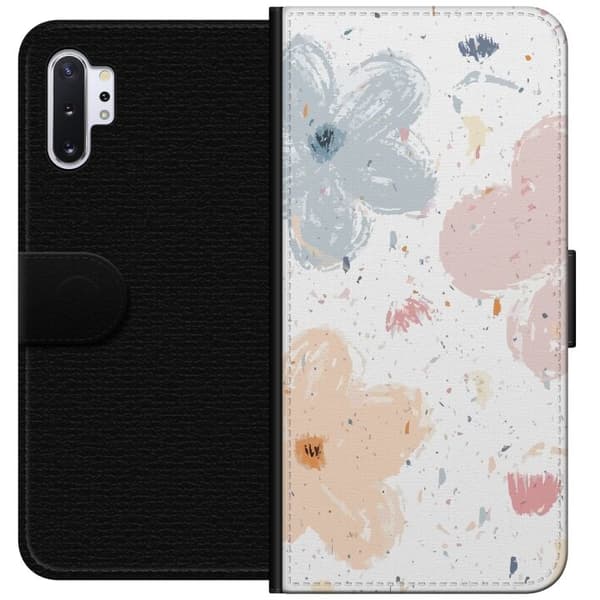 Tegnebogsetui til Samsung Galaxy Note10+ med Blomster motiv