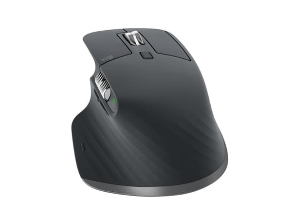 Logitech MX Master 3S - Mus - Trådløs - Bluetooth, 2,4 GHz, Grafit