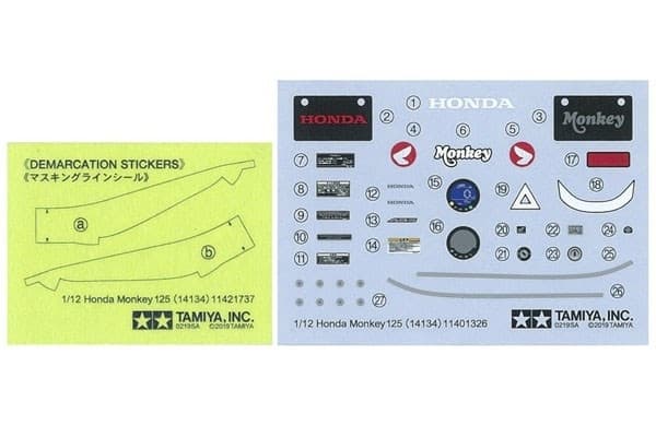 Tamiya 1:12 Honda Monkey 125