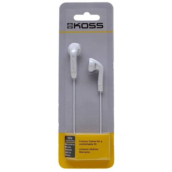 KOSS Hörlur KE5 In-Ear Vit