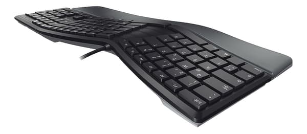 Cherry KC 4500 Ergo keyboard, ergonomic designed keyboard, black