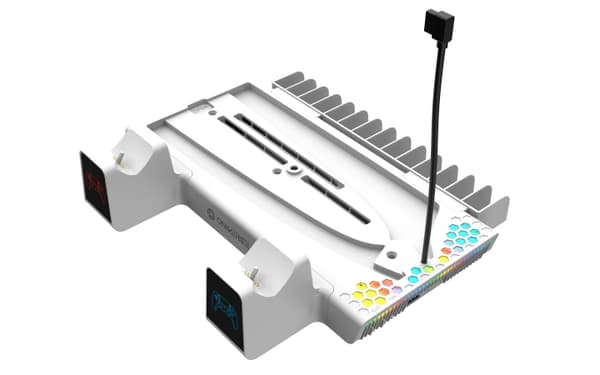 Oniverse Ps5 Nexus 5 multifunktionsstativ för Ps5 – vitt