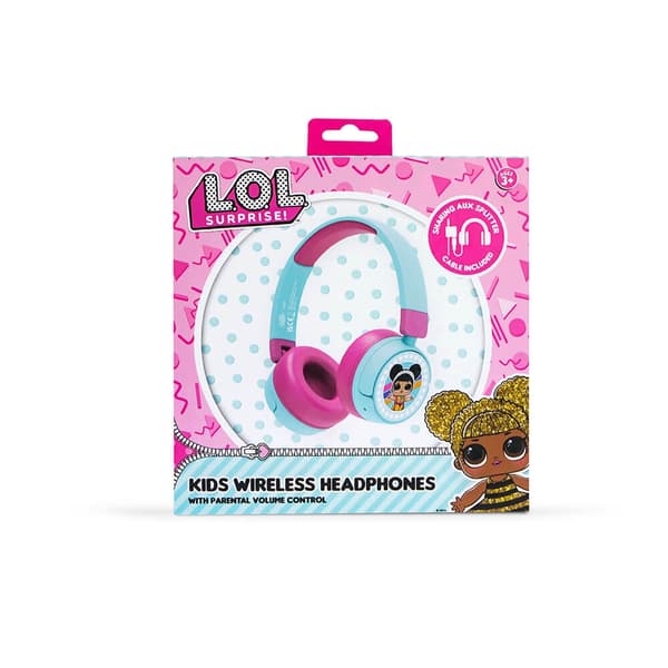 LOL Headphone On-Ear Junior  Wireless 85dB/95dB Sharing Aux