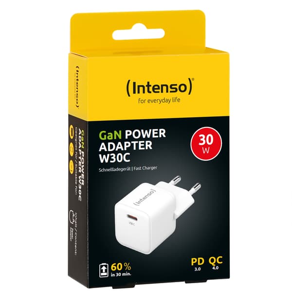 Intenso Laddare 30W mobilladdare USB-C Intenso