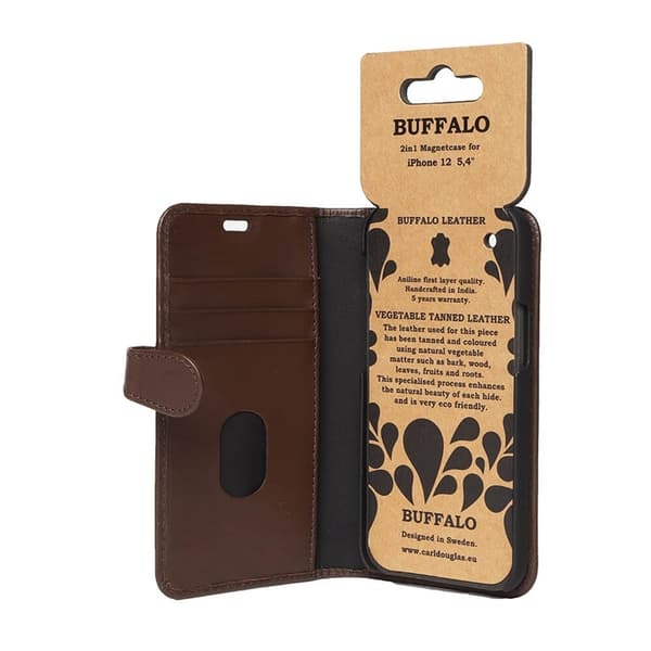 Buffalo Lompakko iPhone 12 Mini Ruskea