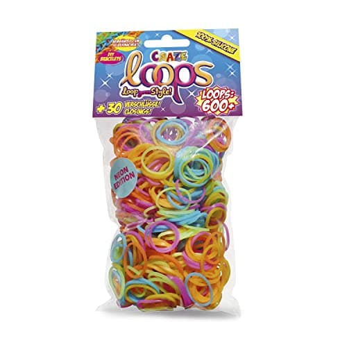Craze Loops silikoneringe til armbånd, 600stk