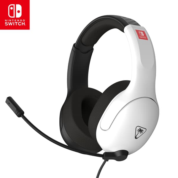 Turtle Beach Airlite Fit-headset, sort og hvid