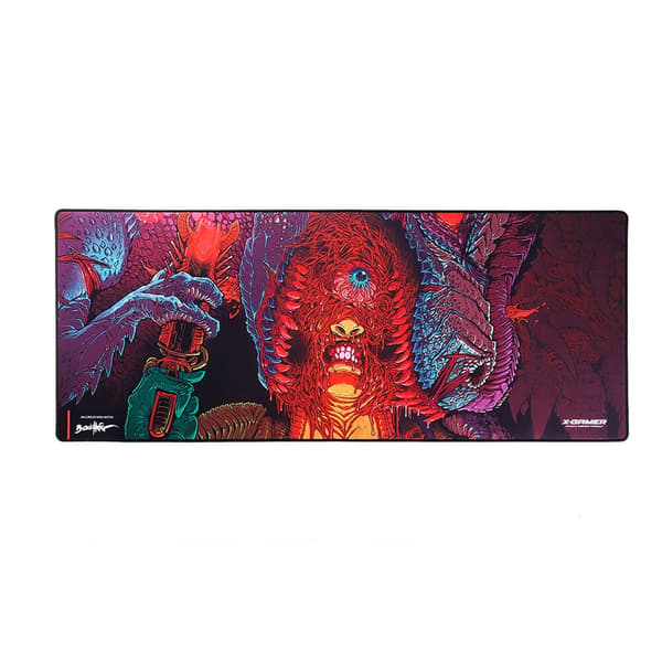 X-GAMER Gaming Musemåtte Rex Bite 1100x450