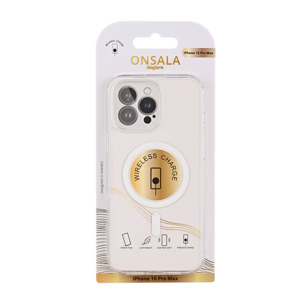 Onsala Mobilskal MagSeries Transparent - iPhone 16 Pro Max