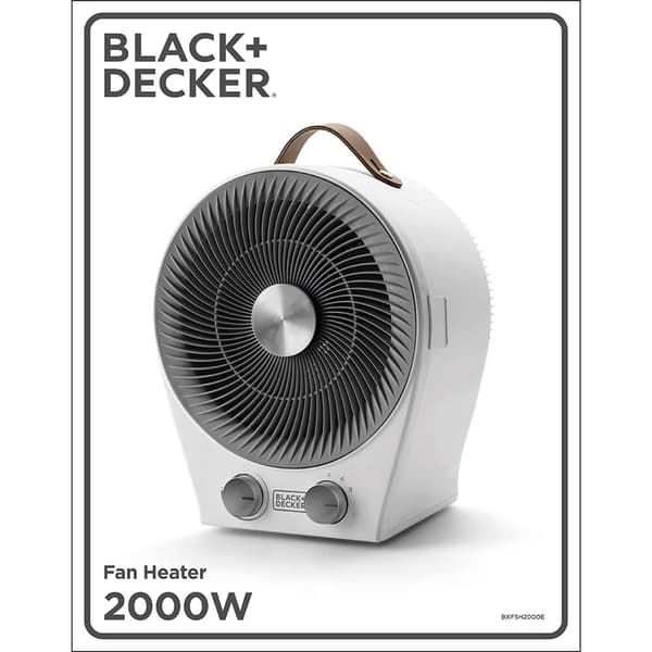 BLACK+DECKER Varmeblæser 2000W 2-i-1