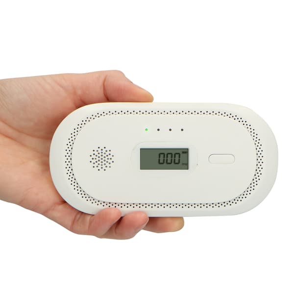 Alecto Kolmonoxidlarm med 10 års drifttid för sensor och display