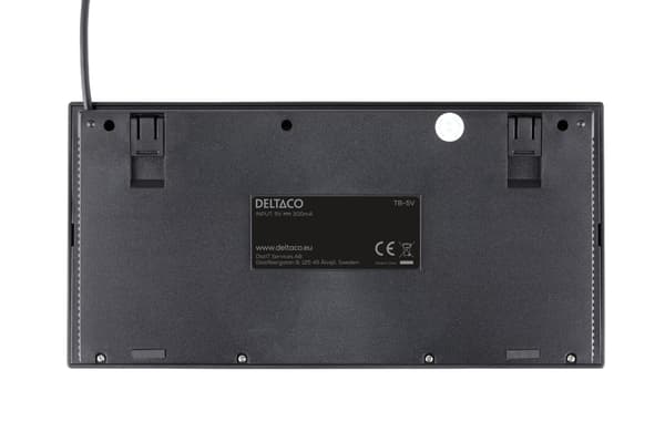 Minitangentbord USB, svart