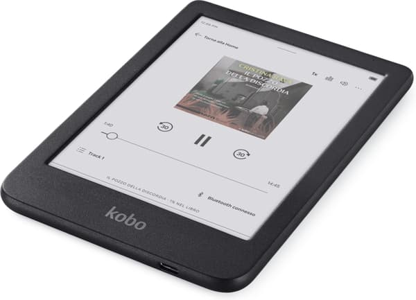 Kobo Clara Colour 6" -e-kirjojen lukulaite, musta