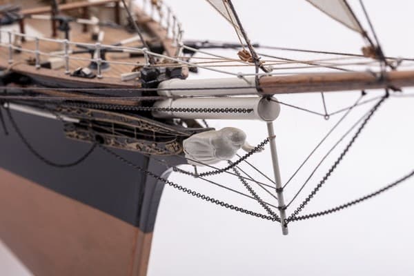 1:75 Cutty Sark - Skrog i tre