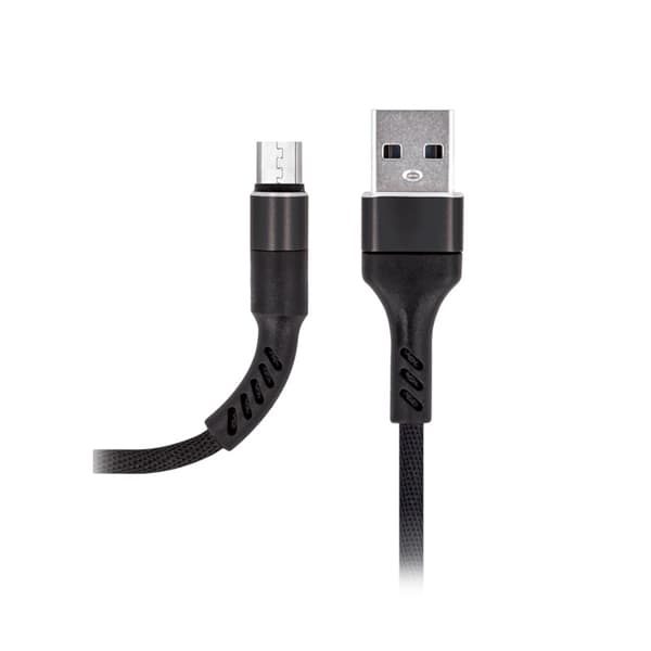 MXUC-01 microUSB-kabel (2A) for hurtiglading, svart