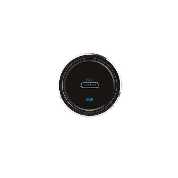 Forever CC-06 PD QC biloplader 1x USB-C 20W, sort