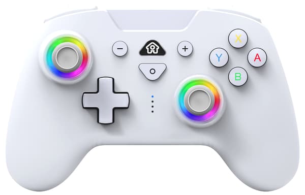 SuBsonic Trådlös Led-kontroll Vit - Nintendo Switch