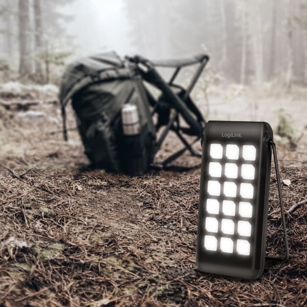 LogiLink solcellebatteri 10.000 mAh PD 18W