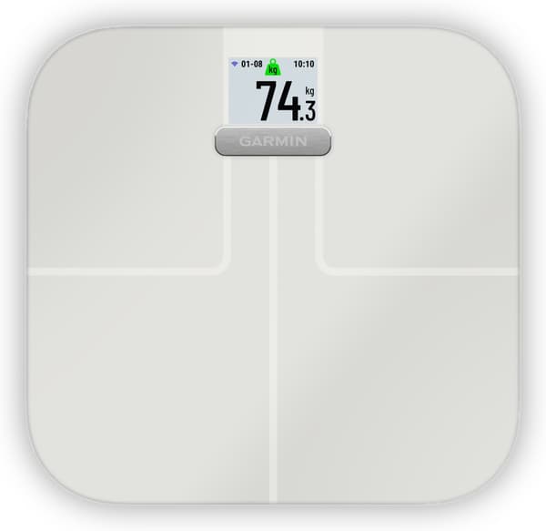 Garmin Index S2 smartvekt, hvit