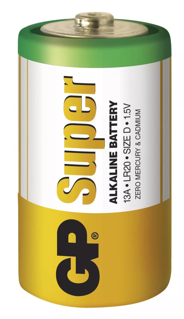 GP Super Alkaline D 2-pakkaus (B)