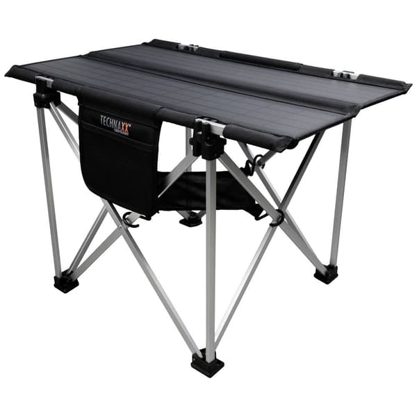 Technaxx Sammenklappeligt solcellecampingbord - 60W - TX-251