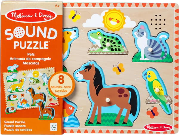 Melissa & Doug Ääni palapeli lemmikkieläimet