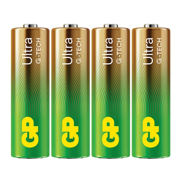 GP Batteri Ultra Alkaline AA LR6 4-Pack