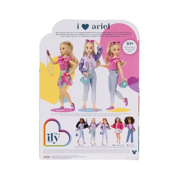 JAKKS Pacific Disney ily 4EVER Modedocka med extra mode inspirerad av Ariel